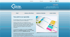 Desktop Screenshot of cambridgeprinters.co.uk